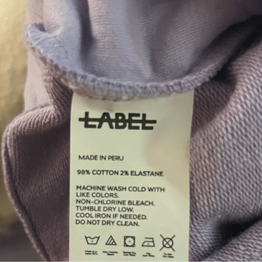 Label Go-To Jogger in Lavender Size Small - Picture 5 of 6